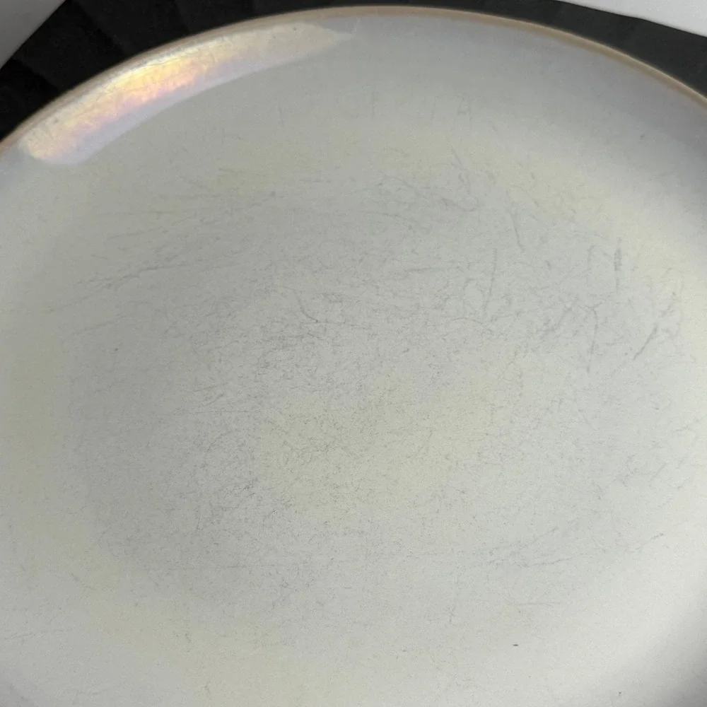 Sango Contrast Charcoal 4705 Dinner Plates Set of 4 Square Scalloped Stoneware‎